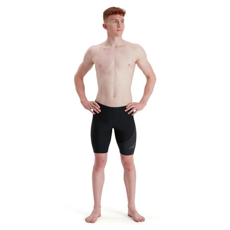 Speedo Eco Medley Logo Jammer Black/Gray