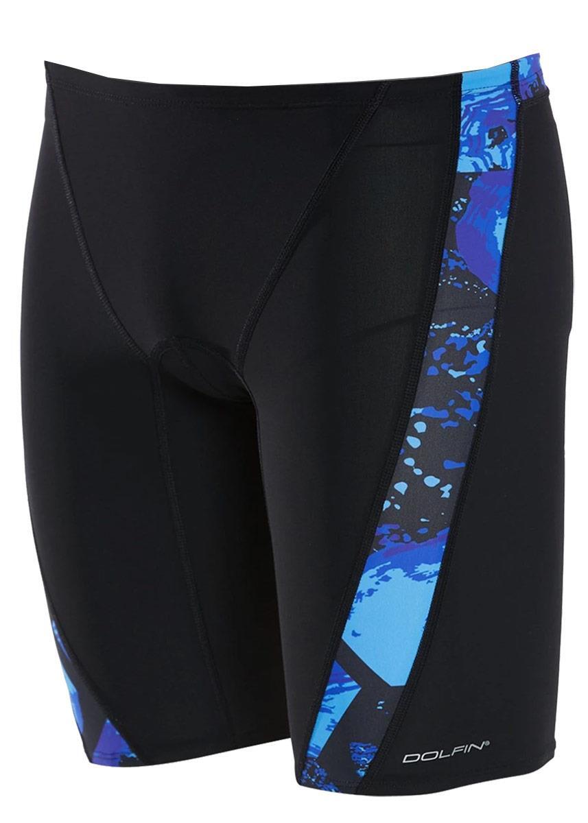 Dolfin Men's Graphlite Spliced Jammer - Rogue Blue 1/2