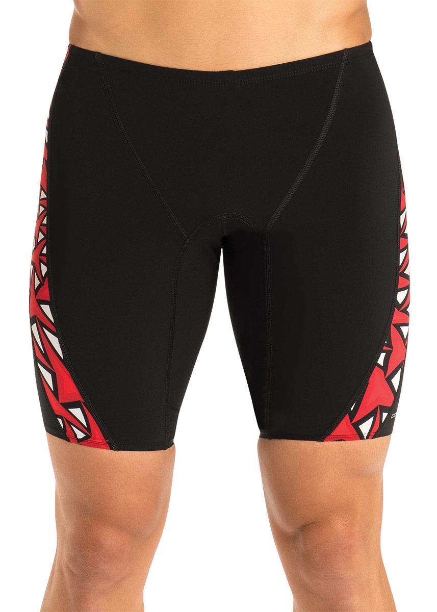 Dolfin Men's Graphlite Spliced Jammer - Mako Red 1/2