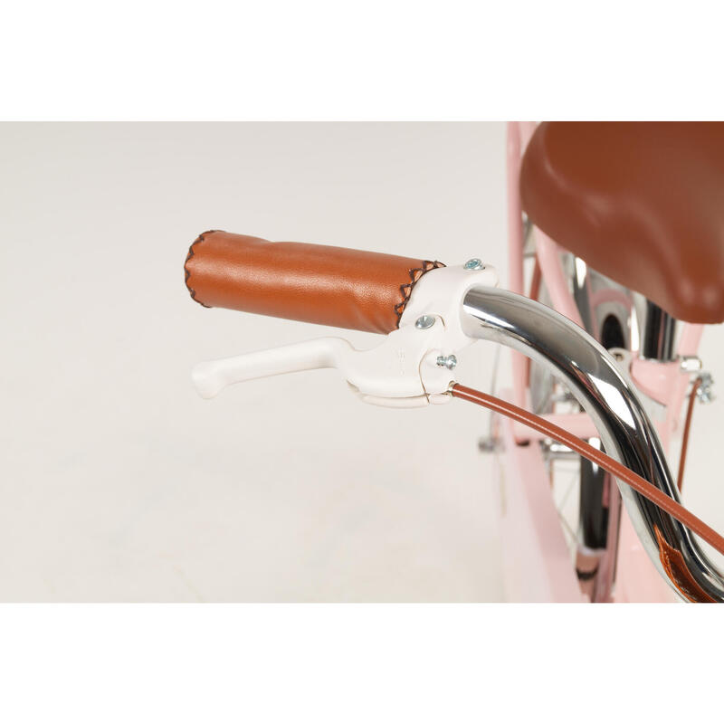 Bicicleta Infantil 20" Rosa Vintage