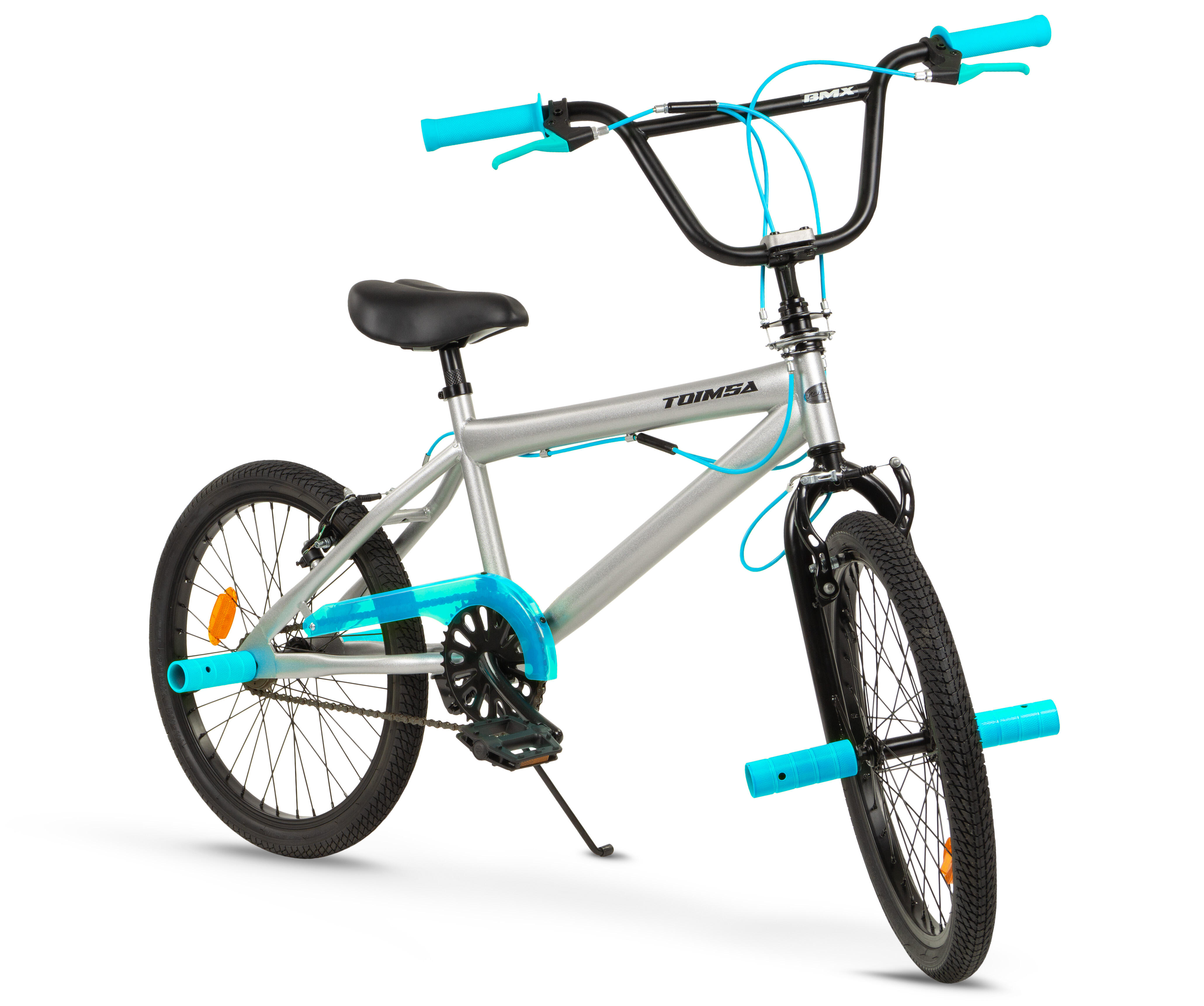 Bicicleta bmx rotor 20" - prata