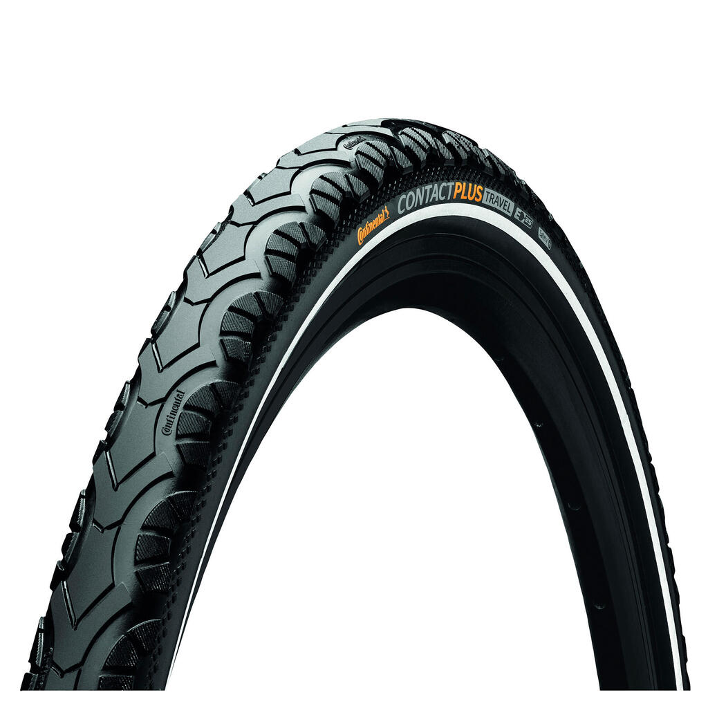 CONTACT Plus Travel Reflex Tyre-Wire Bead Urban Black/Black Reflex 700X47C