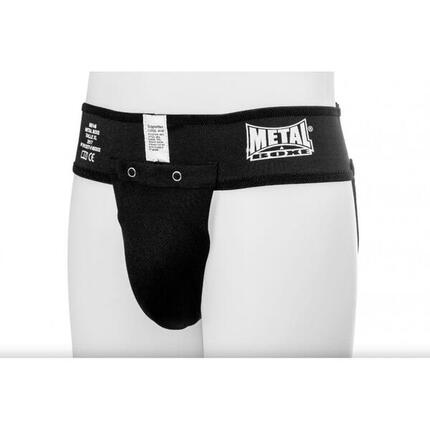 Metal Boxe Tiefschutz Slip Noir L
