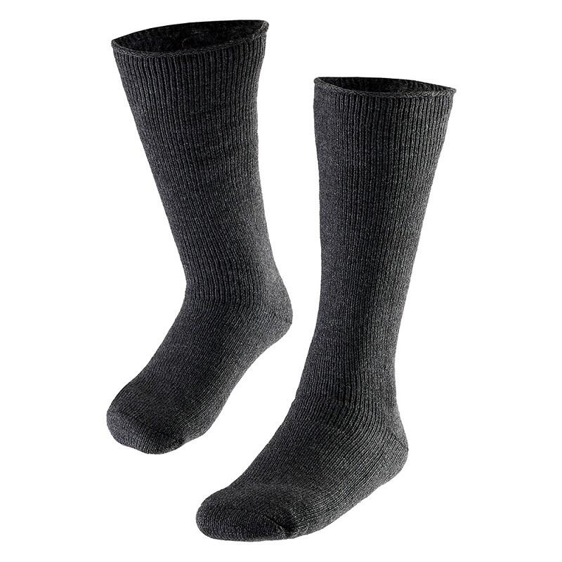 Heat Keeper Heren thermo kniekousen antraciet 2-PACK