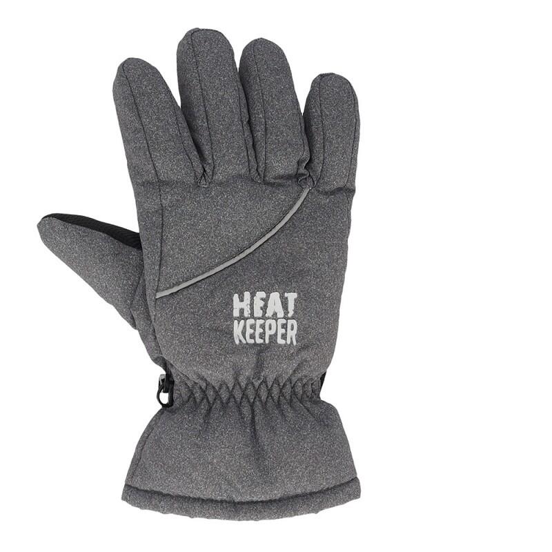 HEAT KEEPER Heat Keeper Kinder Ski-Handschuhe Grau 9 bis 12 Jahre