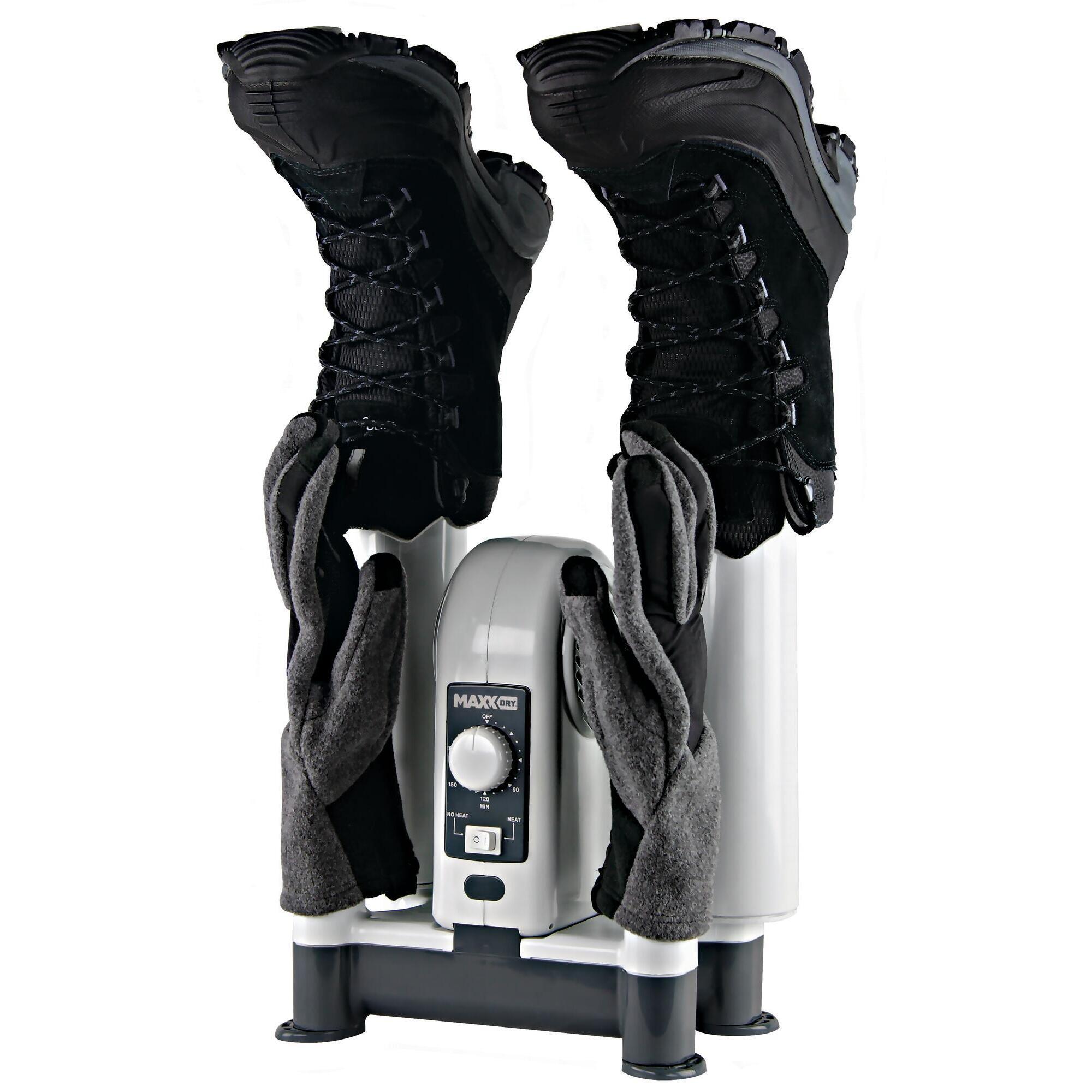 Sèche-chaussures électrique Pliable - Minuterie, Stérilisation UV, Air Chaud 360°, Pour Bottes, Chaussures De Sport, Chaussettes (puissance 150W)