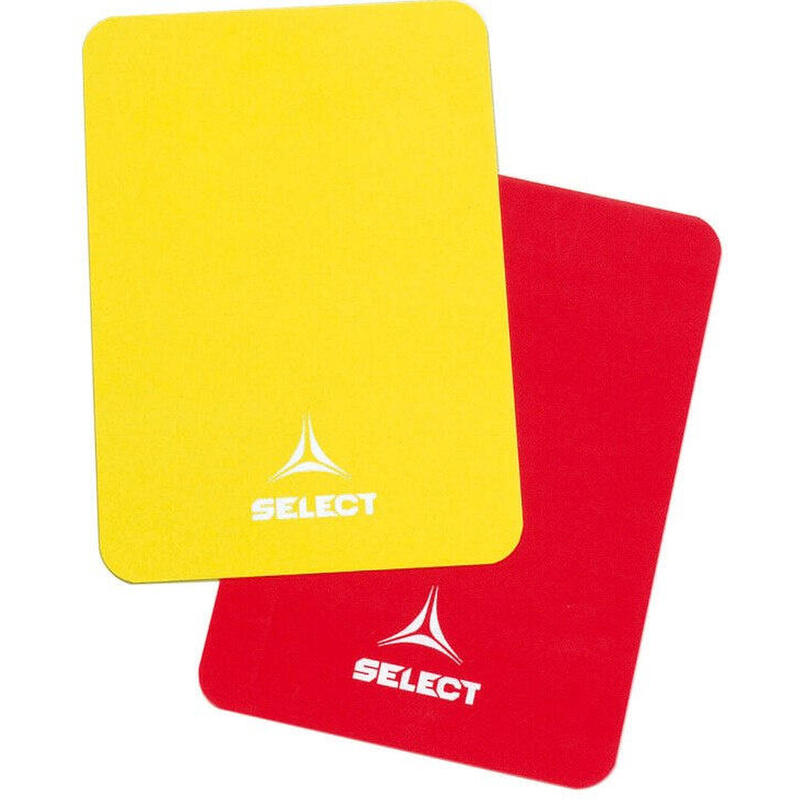 Cartons d'arbitrage Select (rouge & jaune)