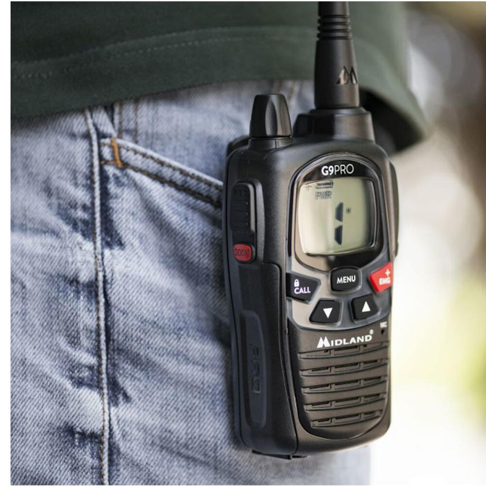 Radio bibanda PMR446/LPD G9 PRO MIDLAND 4/4