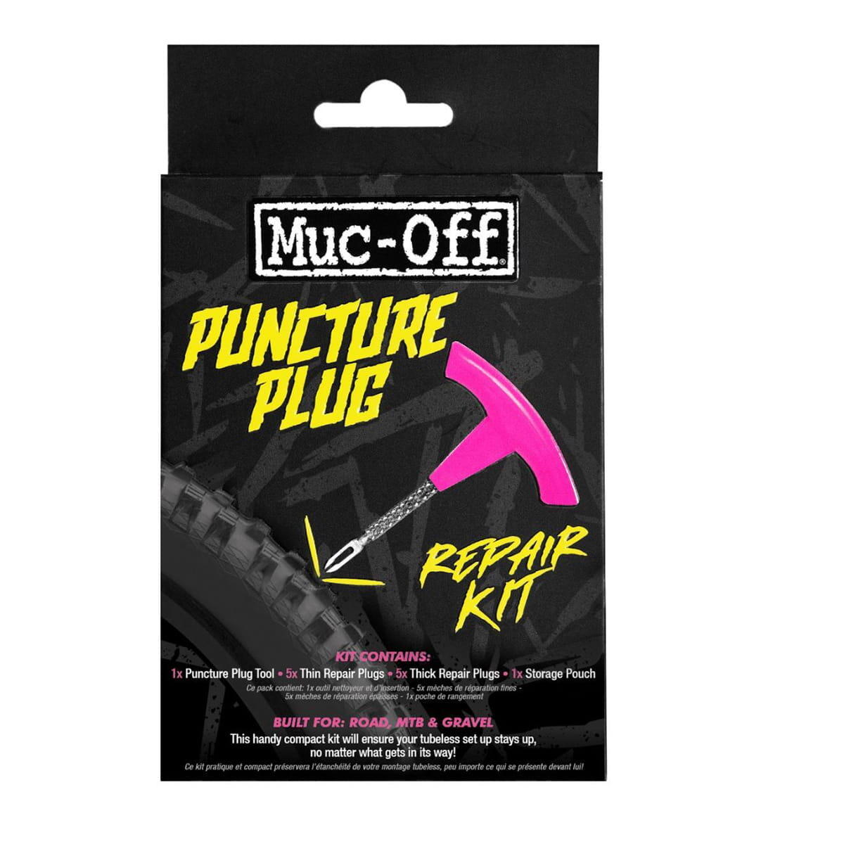 MUC-OFF Muc-Off Puncture Plug Universal Tubeless Bicycle Repair Kit