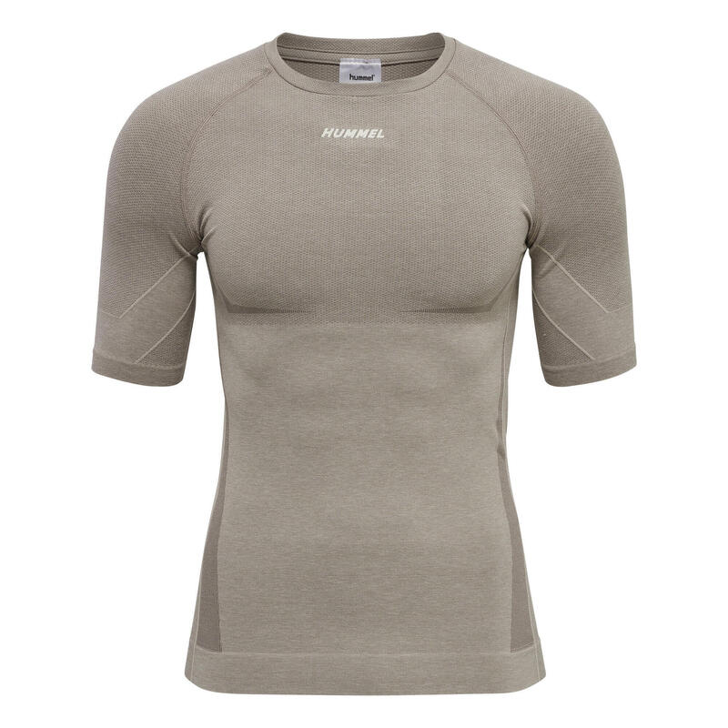 T-Shirt Hmlte Training Mannelijk Ademend Sneldrogend Naadloos Hummel