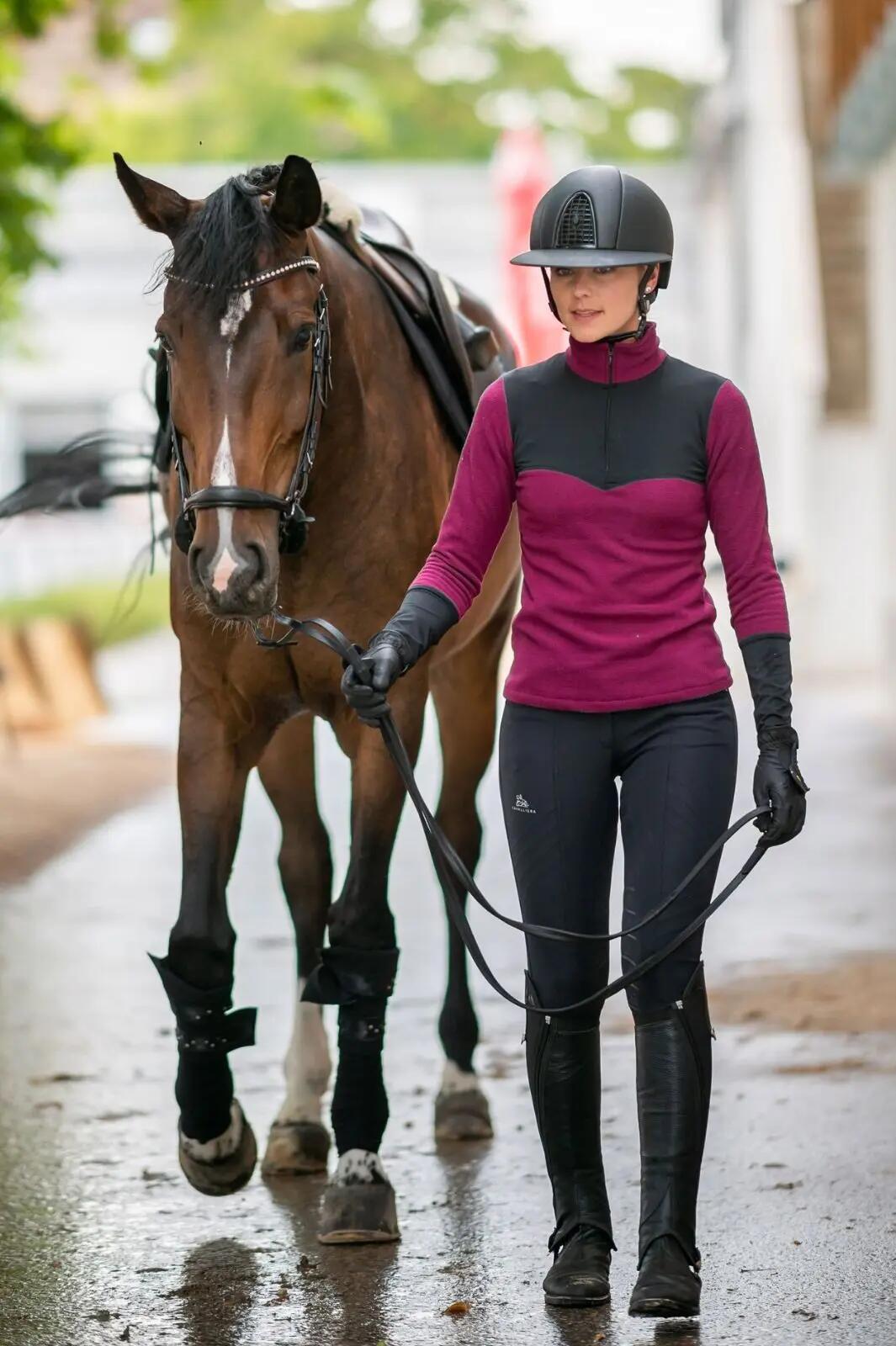 Lovas Nadrág Royal Ride - Teli Szilikonos, fekete 4/5