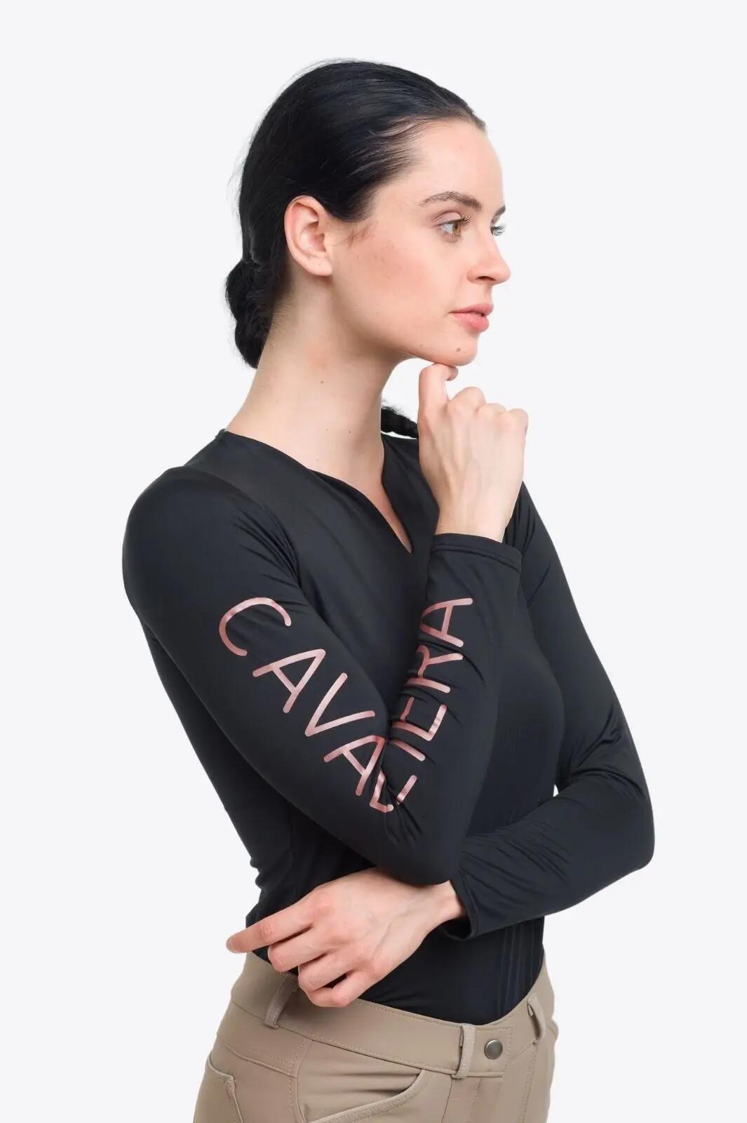 High Performance Lovas Felső Rose Gold - Hosszú Ujjú, fekete 4/8