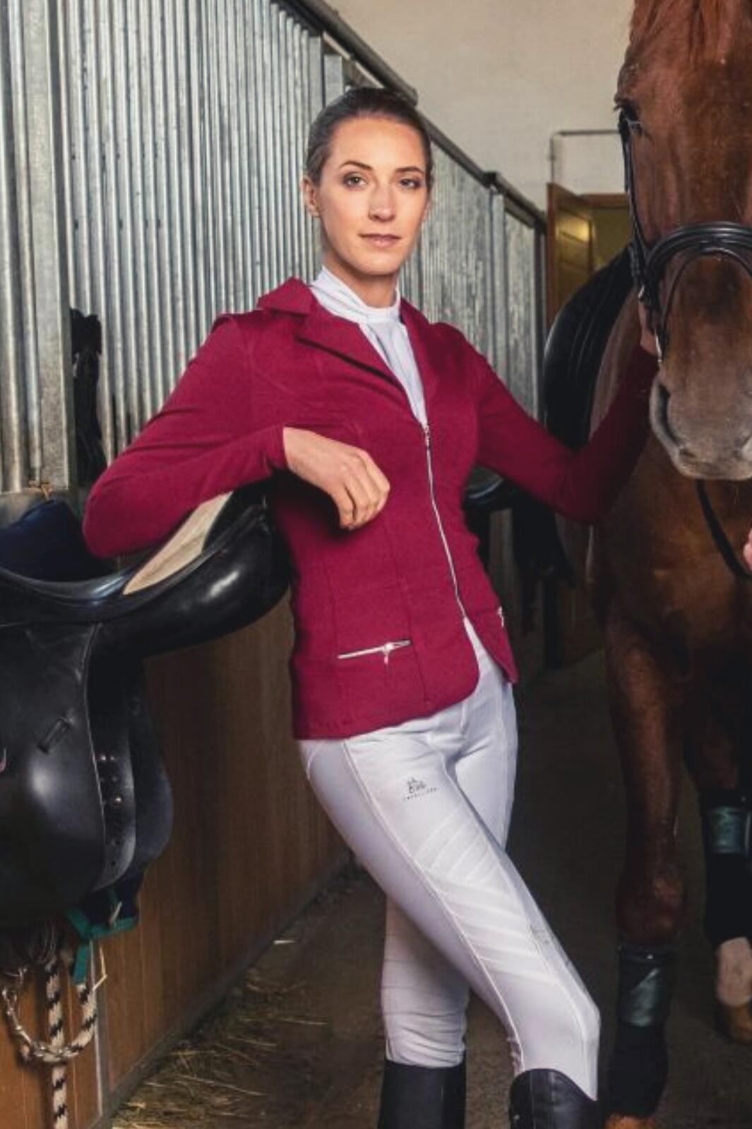 Kurtka jeździecka Second Skin Technology damska  Zip Chic 3/6