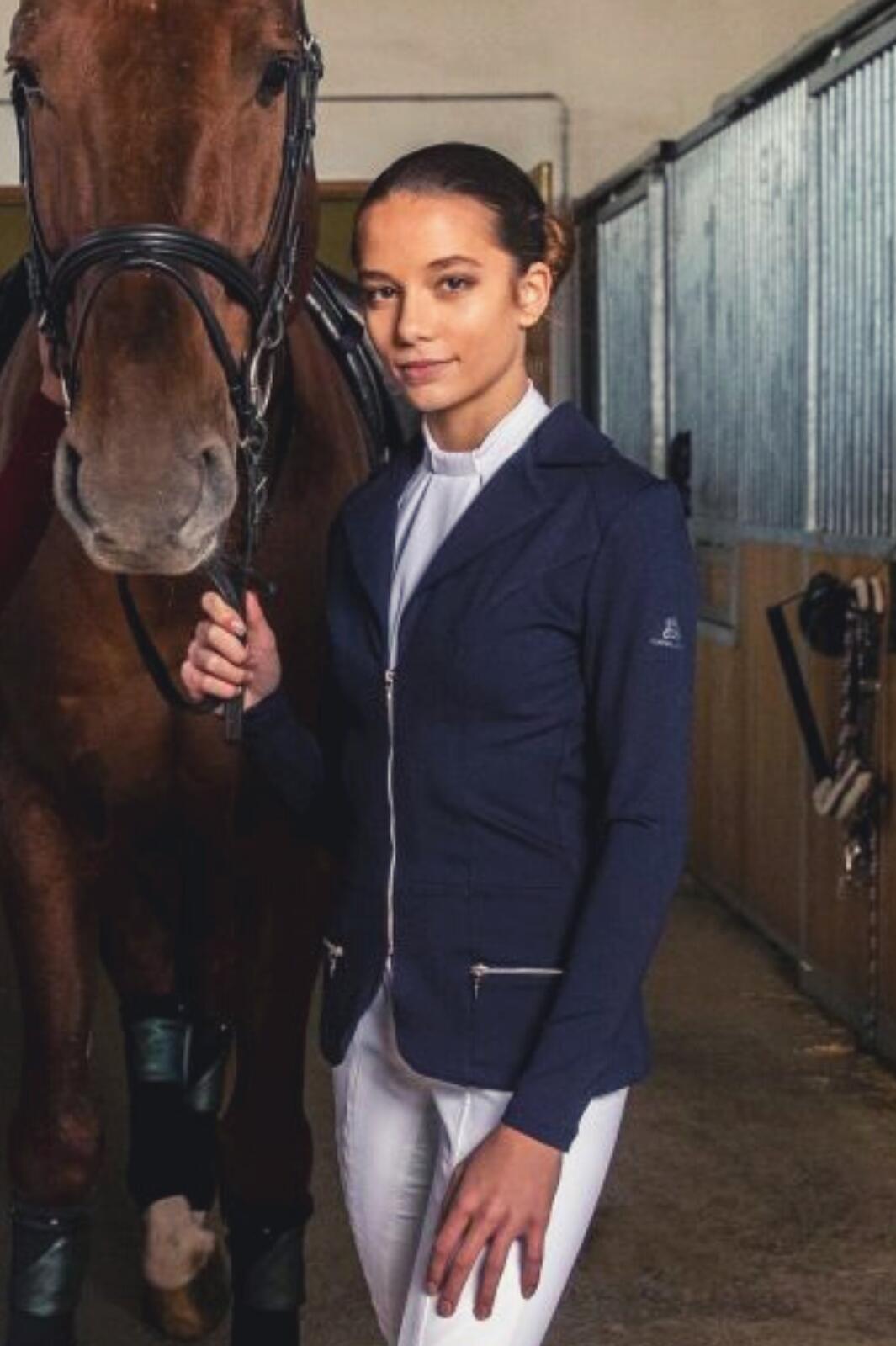 Kurtka jeździecka Second Skin Technology damska  Zip Chic 2/6