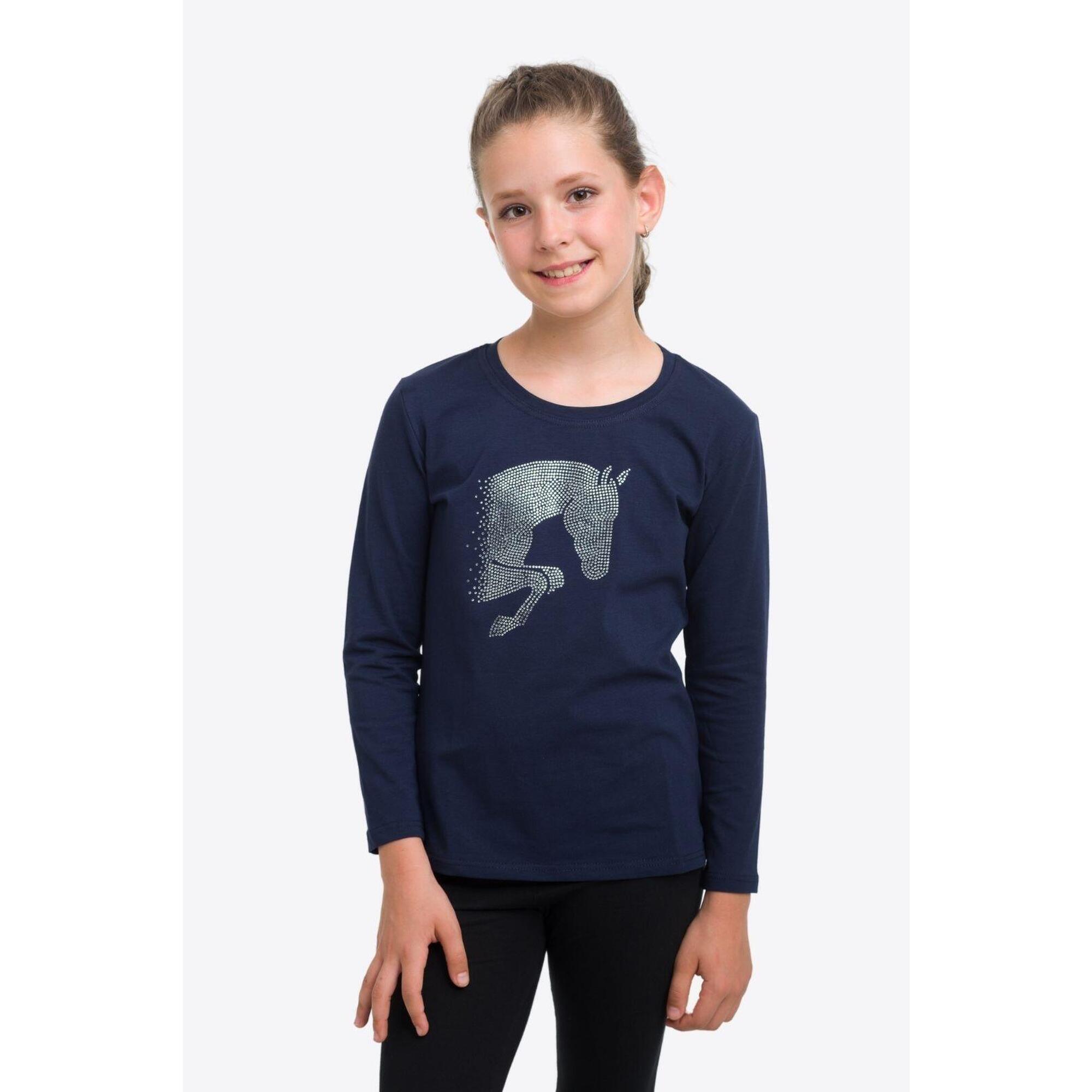 CAVALLIERA Bavlněný top Jumping Star Kids-Dlouhý rukáv