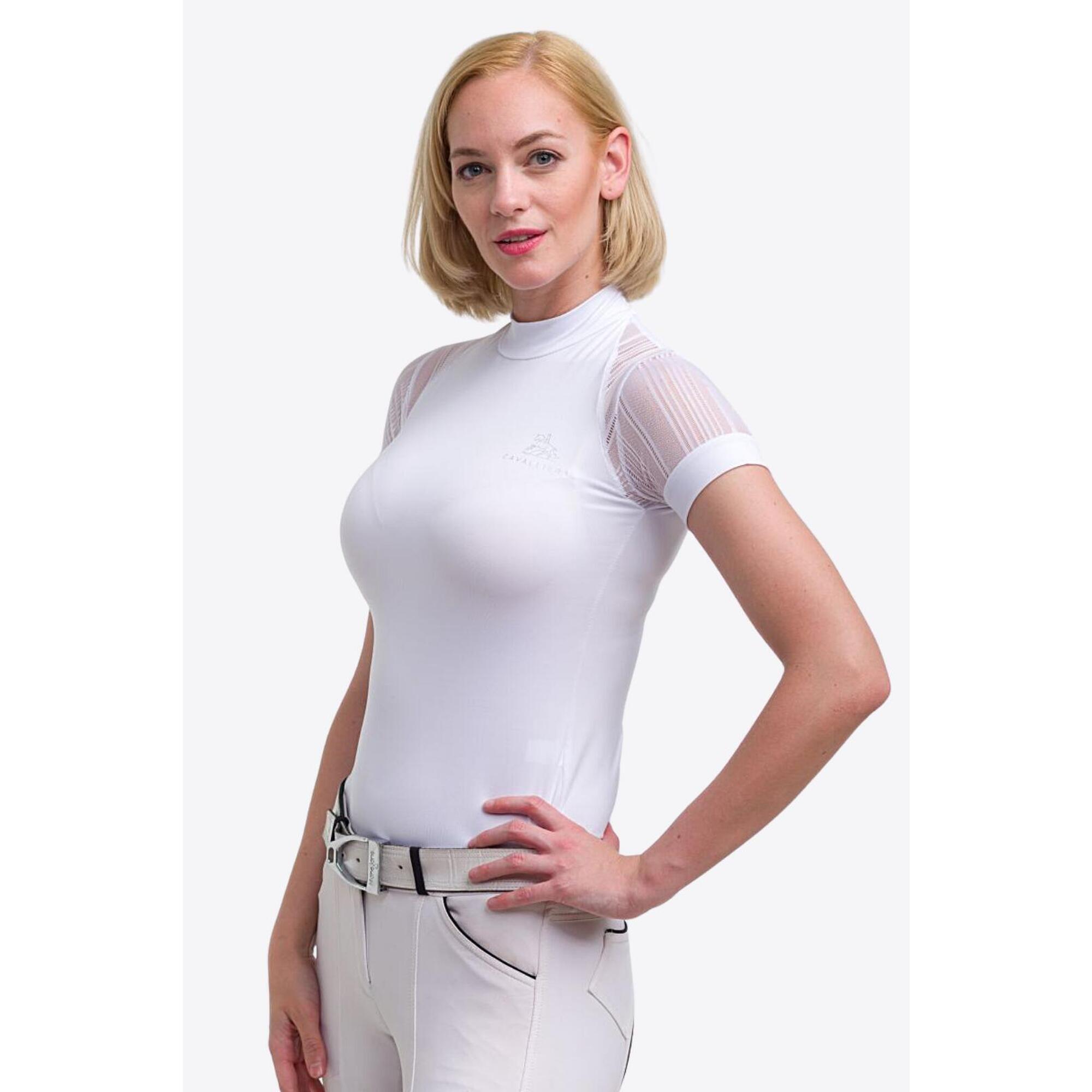 CAVALLIERA Jezdecká soutěžní košile Contessa - Krátký rukáv