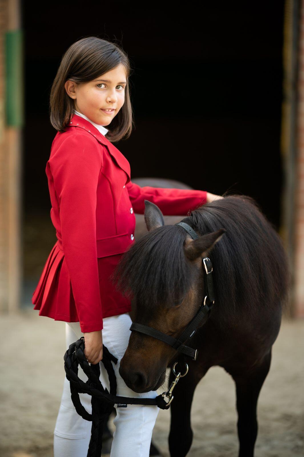 Turnierjacke für Kinder ILOVE CRYSTAL - Softshell, Technische Turnierbekleidung 5/6