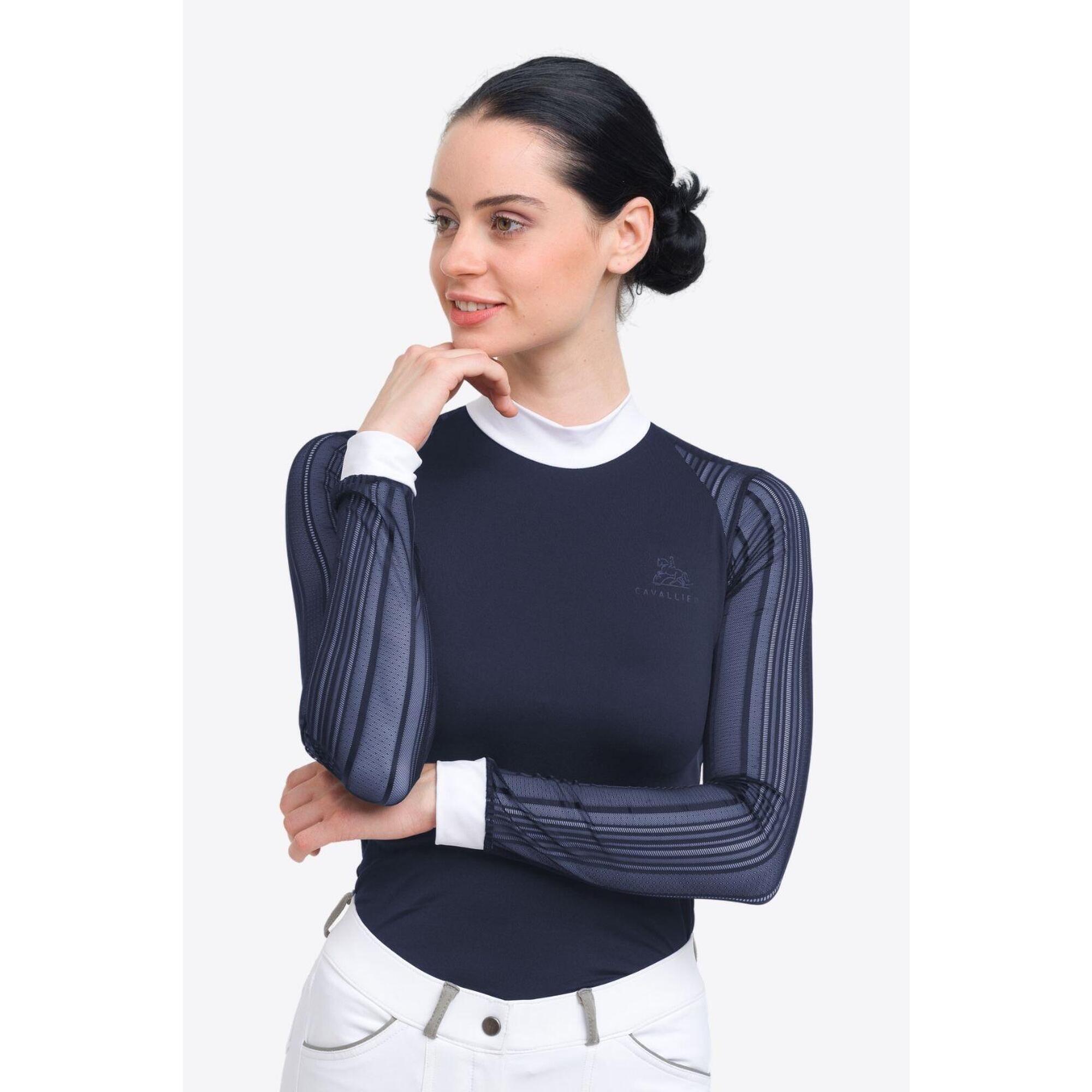 CAVALLIERA Jezdecká soutěžní košile Contessa - dlouhý rukáv