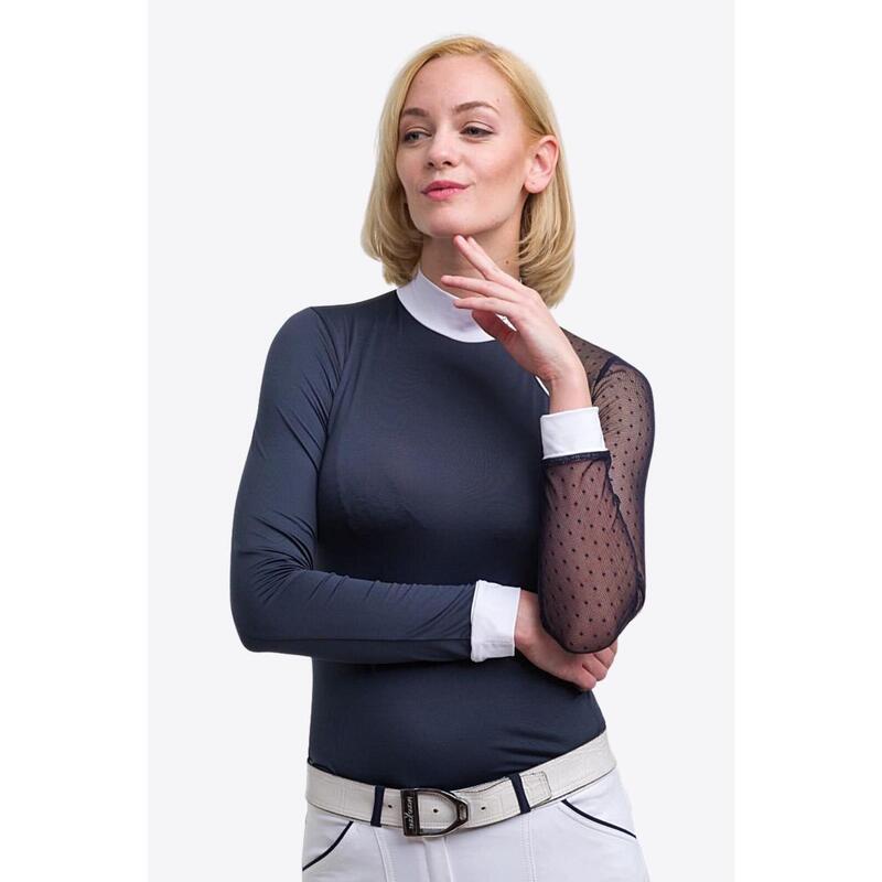 Turniershirt MODERN DAME - Langarm, Technische Turnierbekleidung