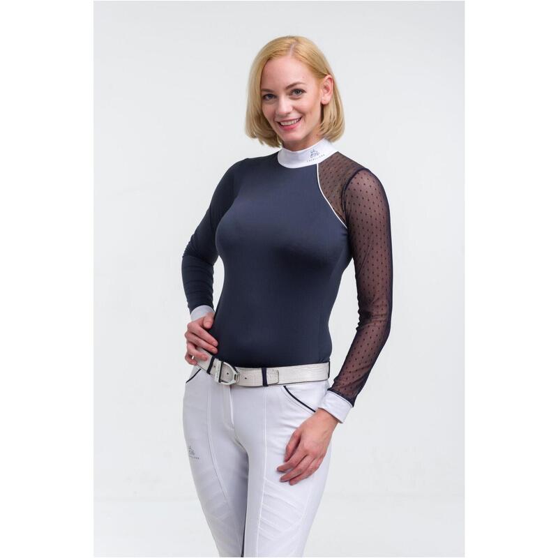 Turniershirt MODERN DAME - Langarm, Technische Turnierbekleidung