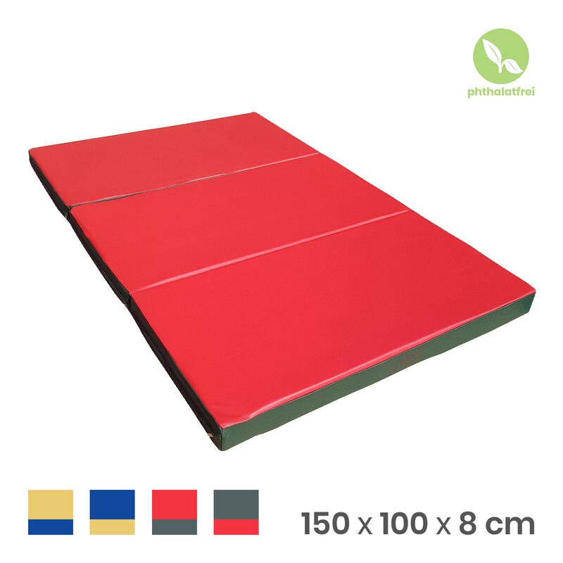 Turnmatte 140 x 100 x 8 cm Weichbodenmatte / Gymnastikmatte / Fitnessmatte