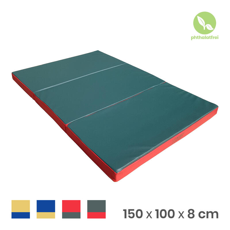 Turnmatte 150 x 100 x 8 cm Weichbodenmatte / Gymnastikmatte / Fitnessmatte