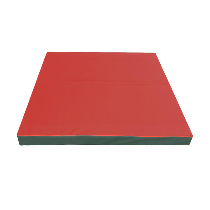 Turnmatte Klappbar 100 x 100 x 8 cm Rot Weichbodenmatte  Gymnastikmatte