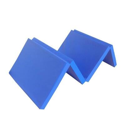 Turnmatte Klappbar 180 x 60 x 5 cm Blau Weichbodenmatte Gymnastikmatte