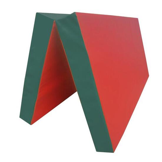 Turnmatte Klappbar 100 x 100 x 8 cm Rot Klappmatte Weichbodenmatte Gymnastik