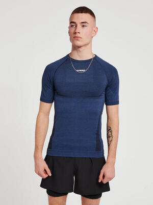 Camiseta Hmlte Entrenamiento Hombre Transpirable De Secado Rápido Sin Costuras