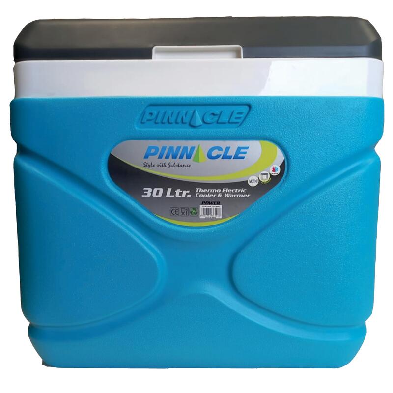 Nevera Portátil Termo pinnacle 30 litros para camping caravana calor. 12 220 v mini coche barbo azul celeste con 49x32x44