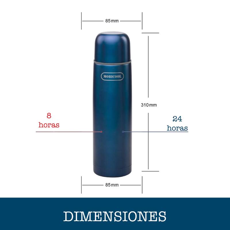 Bottiglia thermos in acciaio inox da campeggio escursionismo Mobicool MDM100