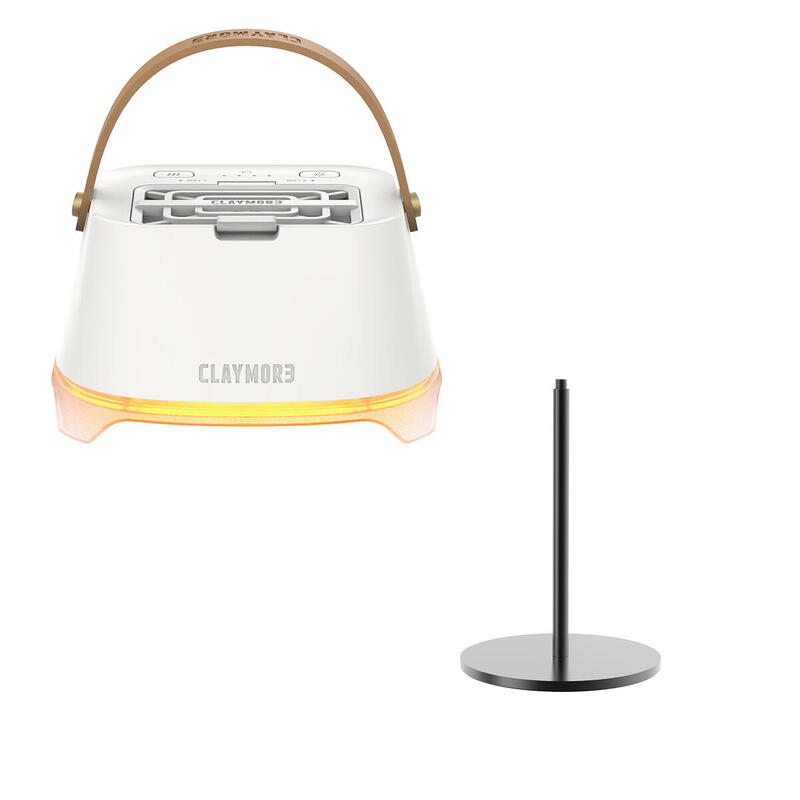 Lamp Athena i Lantern (White) + Light Stand (Black) Set