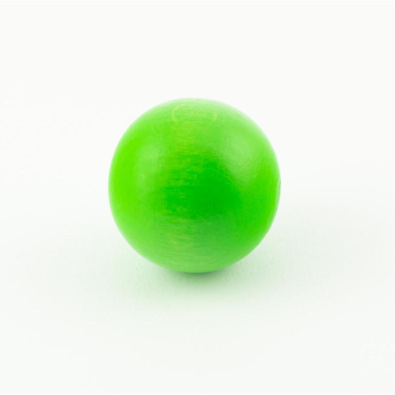 Zielkugeln Boule Pétanque 6 Stück - Buche - Farbe Hellgrün- im Blister