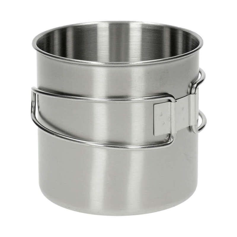Mil-Tec 600ml Stainless Steel Mug with Wire Handle 4/5