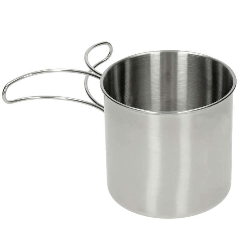 Mil-Tec 600ml Stainless Steel Mug with Wire Handle 5/5