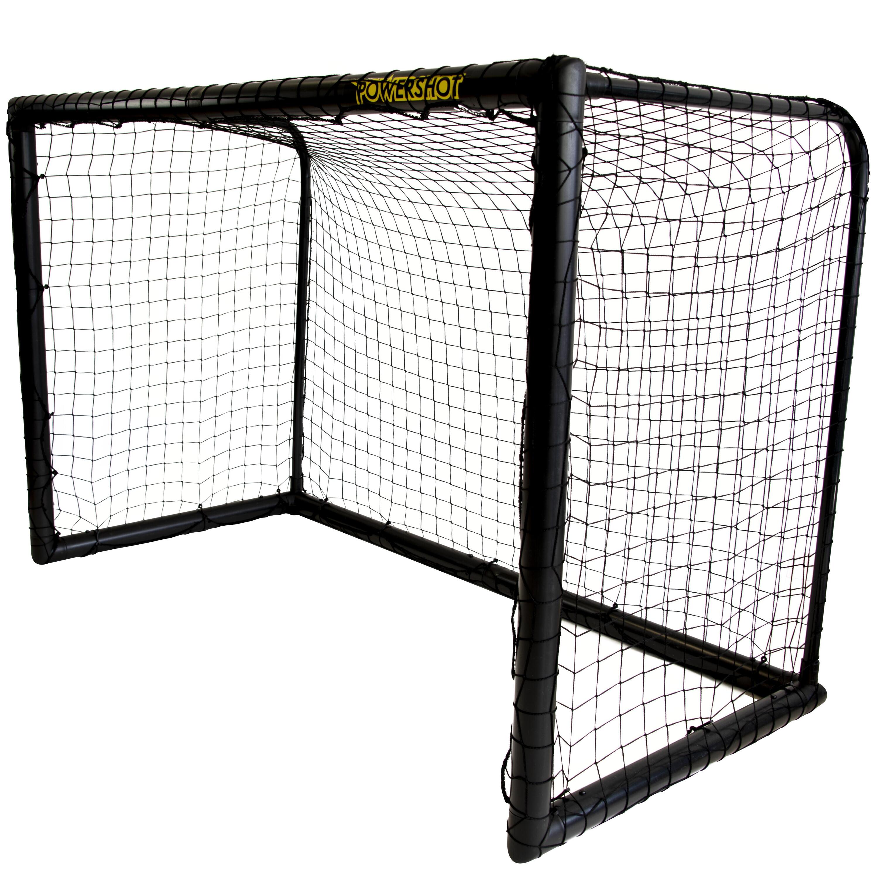 POWER SHOT Voetbaldoel 1,8 x 1,2 m BLACK EDITION + Schietwand Italië