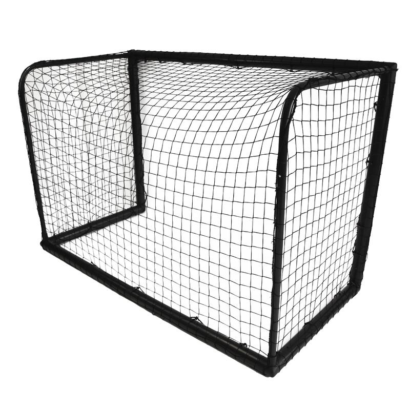 Voetbaldoel 1,8 x 1,2 m BLACK EDITION + Rode schietwand