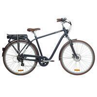 Reconditionné - VELO DE VILLE ELECTRIQUE ELOPS 900 CADRE HAUT BLEU - Excellent