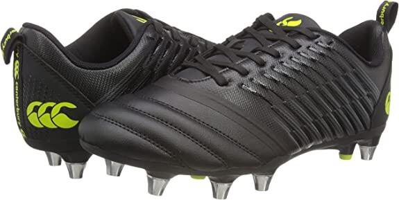 CANTERBURY STAMPEDE 3.0 PLUS SG-BLACK/LIME RUGBY BOOT 5/5