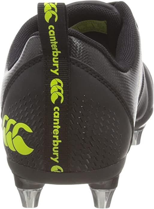 CANTERBURY STAMPEDE 3.0 PLUS SG-BLACK/LIME RUGBY BOOT 3/5