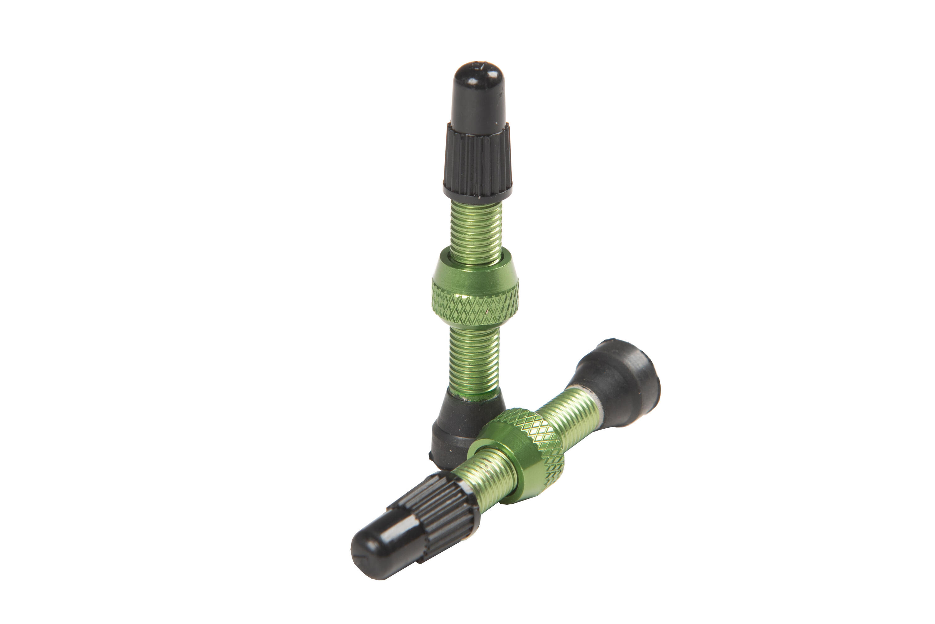Stan's Valve Stem Aluminium (Pair) - Universal, Presta - Green - 35mm 2/7