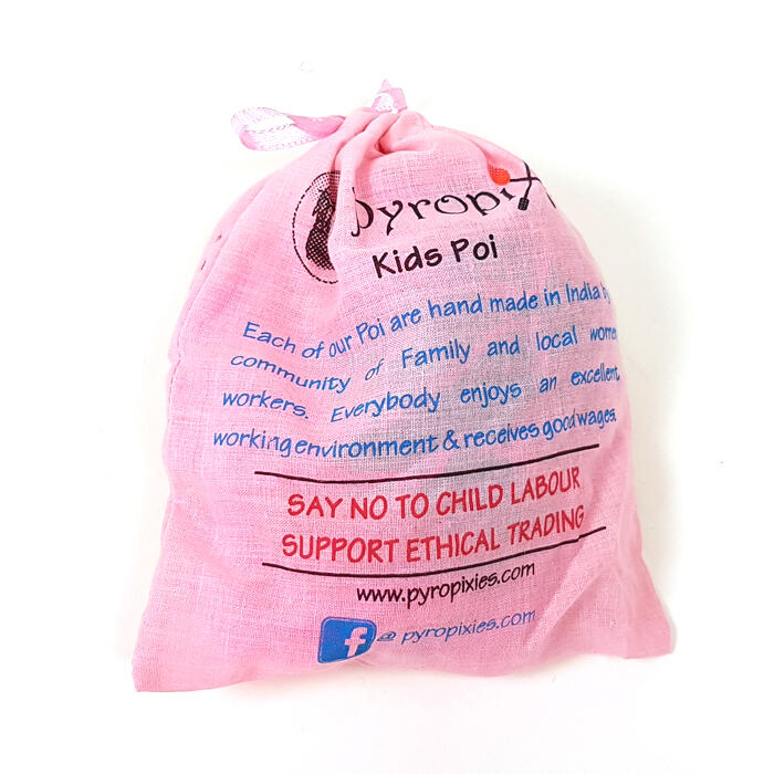 Pyropixies Kids' Spiral Poi-UV Pink 3/3