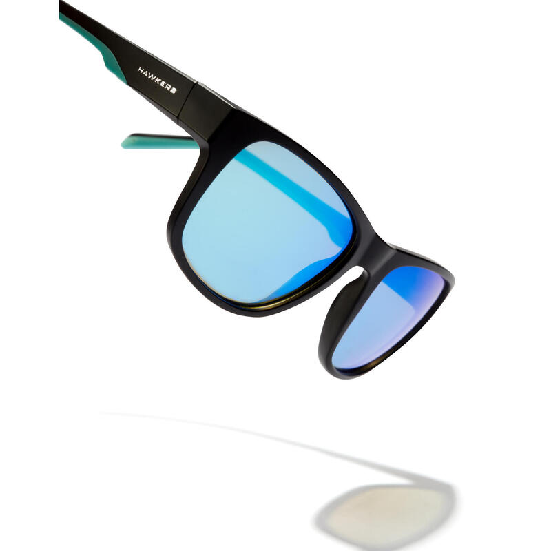 Zonnebrillen voor Mannen en Vrouwen BLACK CLEAR BLUE POLARIZED - OWENS