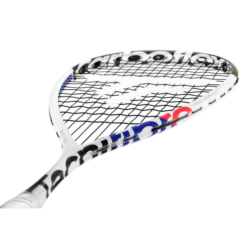 Carboflex 130 X-Top (2022) Erwachsene Squashschläger - Weiß/Schwarz/Blau