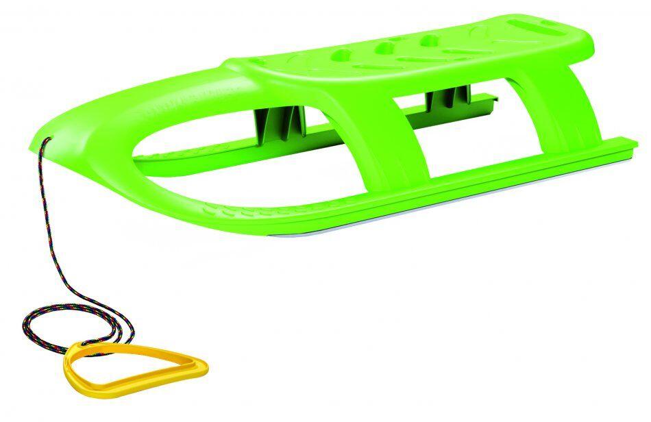 Sanie Bullet verde, copii si adulti, sina alunecare din otel, 102.5x40x23cm 3/4
