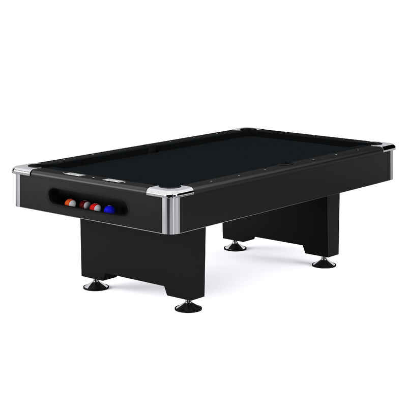 Automaten Hoffmann Billardtisch Club Pro in Schwarz, Simonis 860 Black, 9 ft