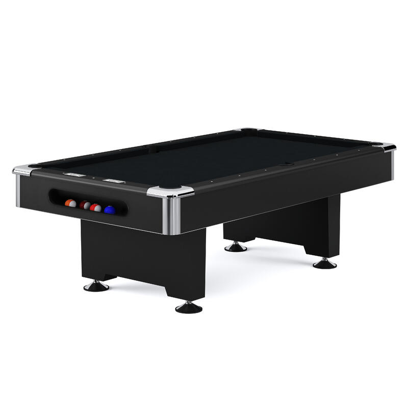 Automaten Hoffmann Billardtisch Club Pro in Schwarz, Simonis 860 Black, 7 ft