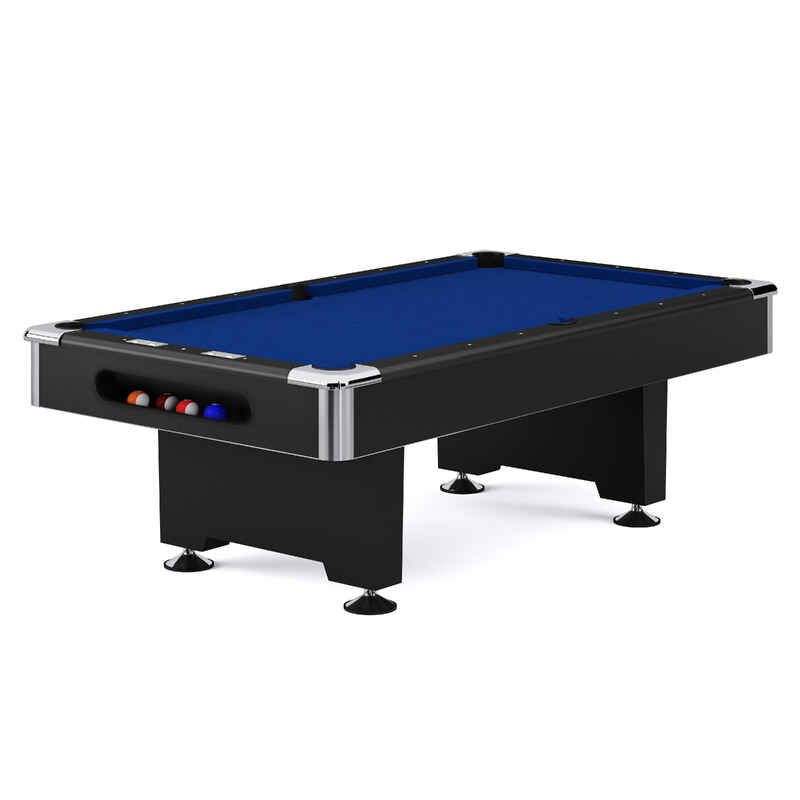 Automaten Hoffmann Billardtisch Club Pro in Schwarz, Simonis 860 Royal-Blue