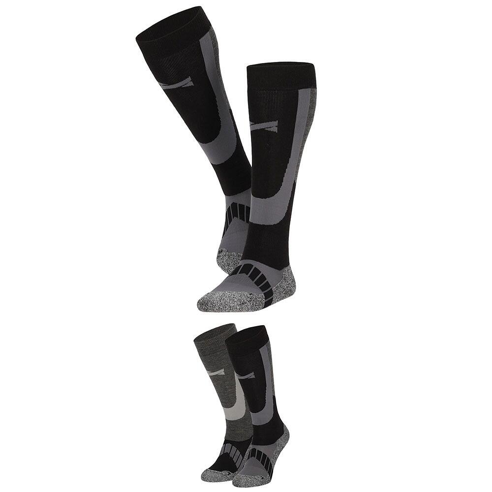 Xtreme Calcetines Esquí Unisex 6-pack Multi Negro 7/7